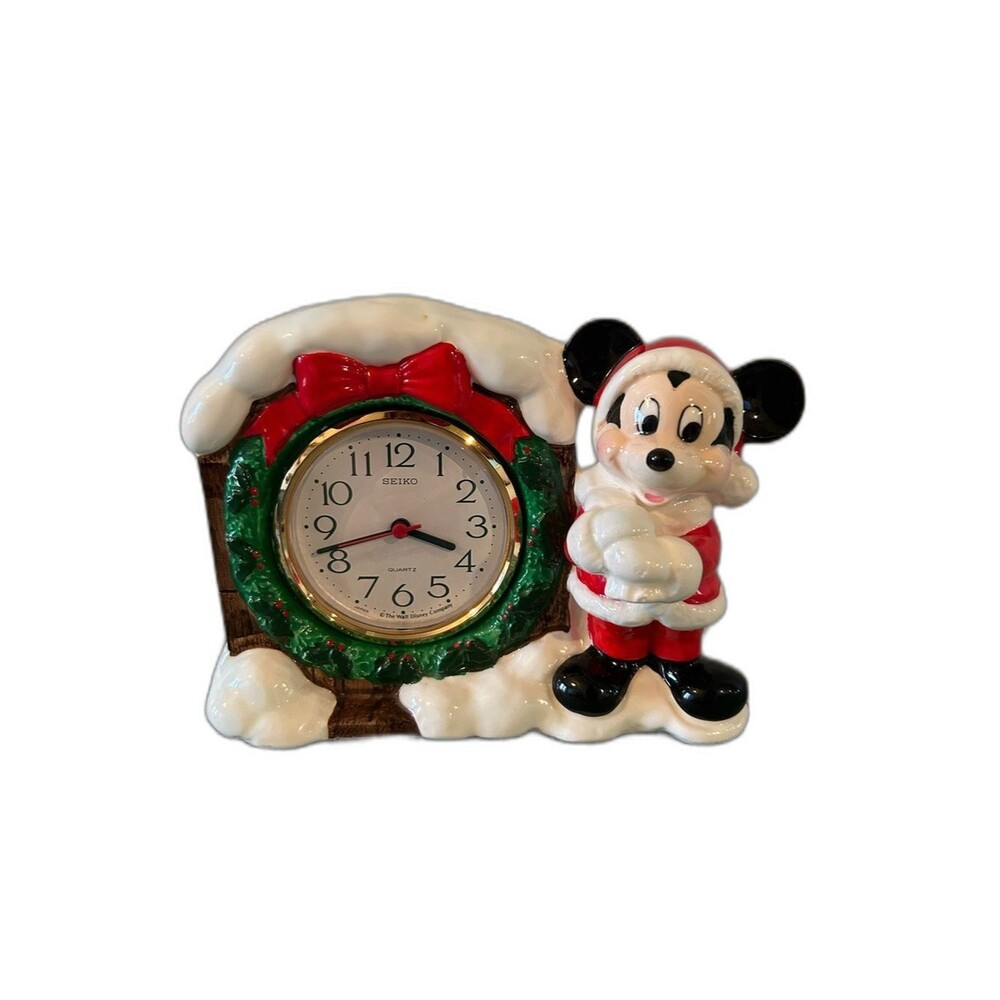 Seiko Mickey Mouse Holiday Mantel Clock
